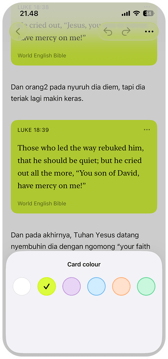 VerseInk app screenshot 2