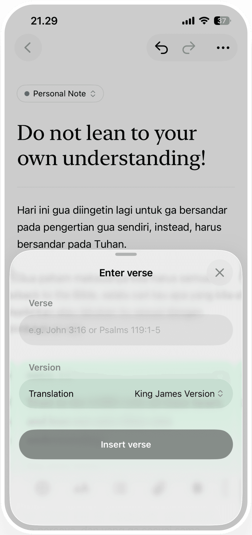 VerseInk app screenshot 3
