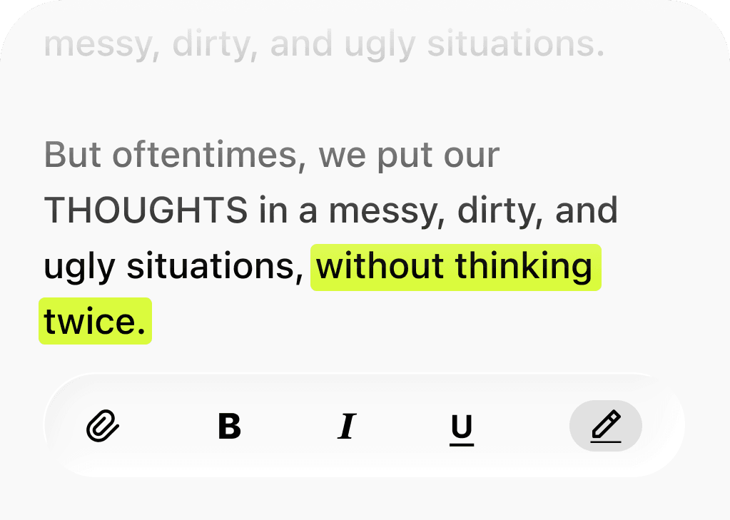 Write with purpose.